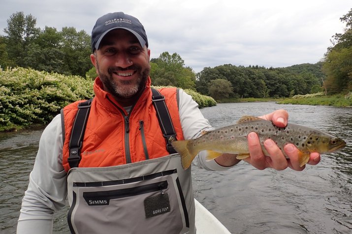 guided fly fishing float trips on the delaware river with jesse filingo of filingo fly fishing