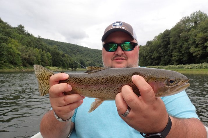 guided fly fishing trips upper delaware river new york and pocono mountains pennsylvania