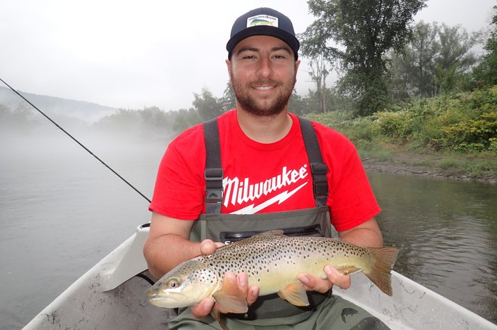 west branch delaware river fly fishing guide jesse filingo