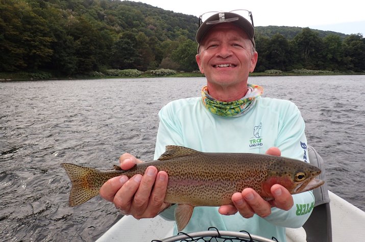 guided fly fishing new york upper delaware river and pennsylvania pocono mountains filingo fly fishing
