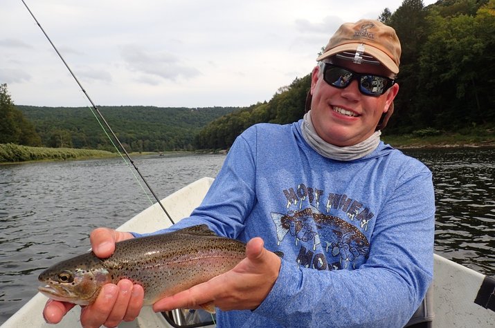 guided fly fishing upper delaware river new york and pennsylvania guided fly fishing tours jesse filingo