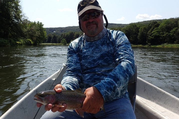 new york fly fishing guide jesse filingo delaware river fishing guide