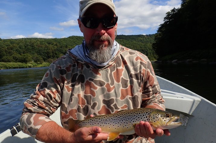 guided fly fishing float trips new york and pennsylvania fly fishing upper delaware river jesse filingo