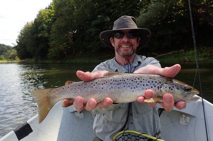 west branch delaware river new york fly fishing guide jesse filingo