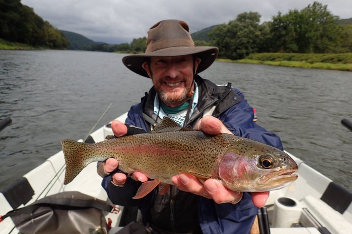 guided fly fishing float tours on the delaware river with jesse filingo of filingo fly fishing