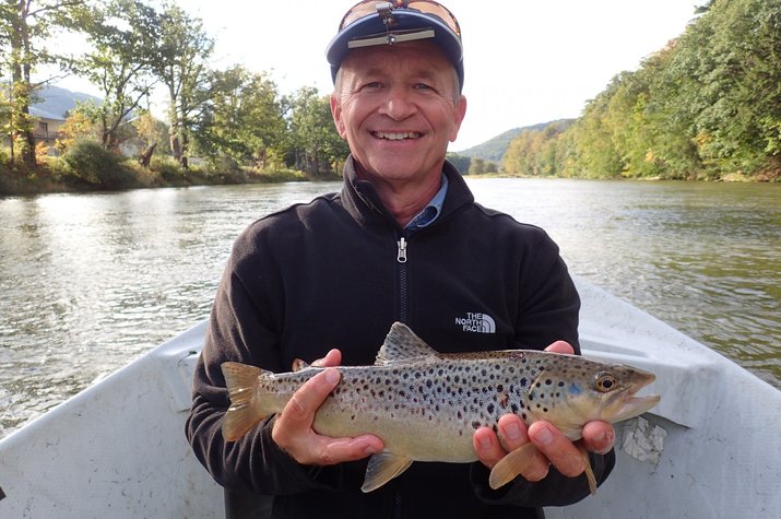 guided fly fishing west branch delaware river jesse filingo