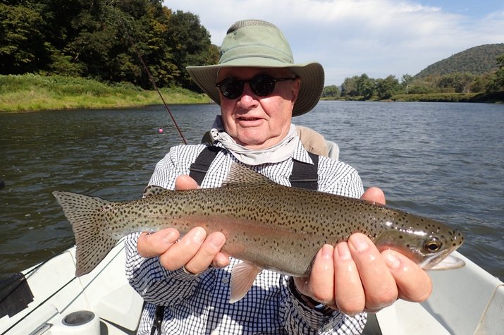 delaware river guided fly fishing tours for wild trout with jesse filingo of filingo fly fishing
