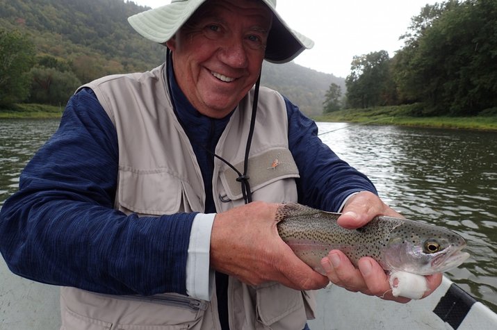 guided fly fishing for wild trout on the delaware river with jesse filingo of filingo fly fishing
