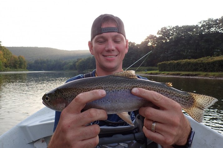 guided fly fishing tours new york upper delaware river west branch delaware river jesse filingo