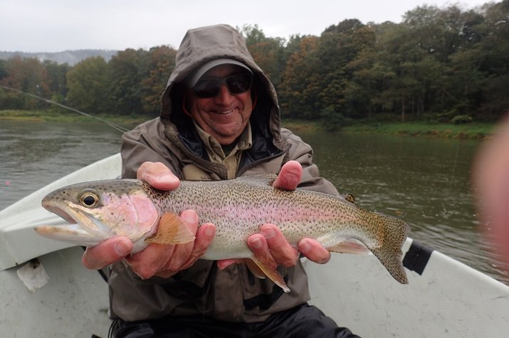 guided fly fishing the delaware river for wild trout with jesse filingo of filingo fly fishing