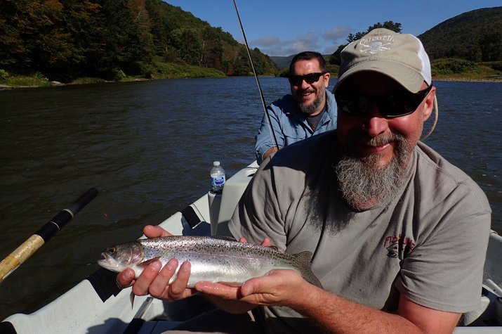 fly fishing guided float tours on the delaware river for wild trout with jesse filingo of filingo fly fishing