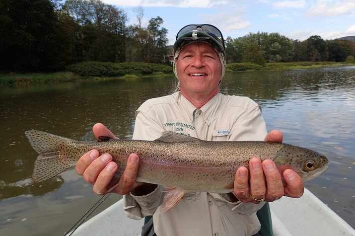 guided fly fishing float trips on the delaware river for big trout with jesse filingo of filingo fly fishing