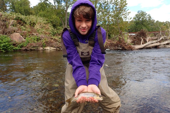 fly fishing pocono mountains pennsylvania fly fishing guide jesse filingo