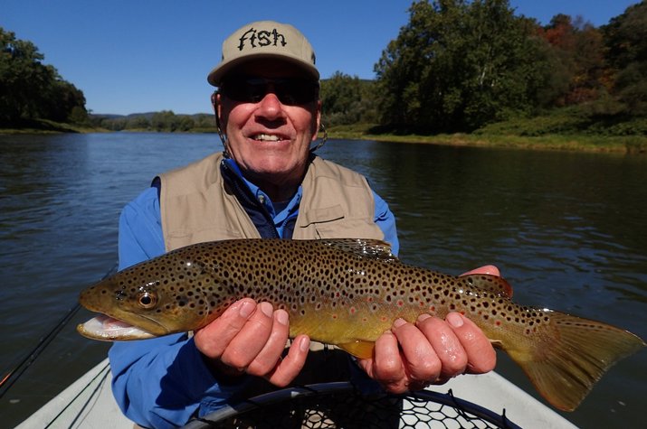 guided fly fishing float trips on the delaware river for big trout with jesse filingo of filingo fly fishing