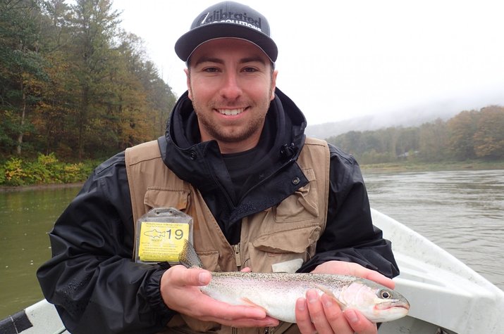guided fly fishing on the delaware river for wild trout