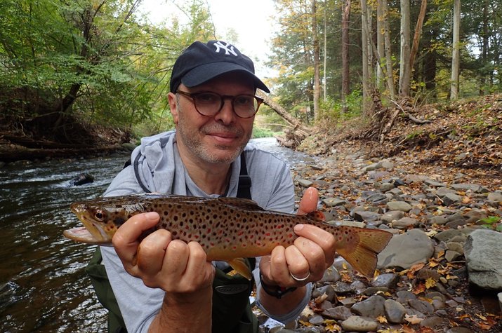 guided fly fishing trips in the pocono mountains with filingo fly fishing and jesse filingo
