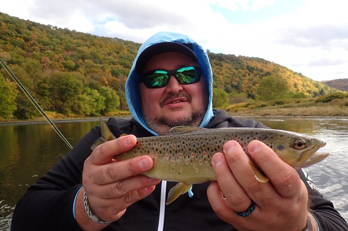 guided fly fishing delaware river new york and pennsylvania with jesse filingo fly fishing pocono mountains