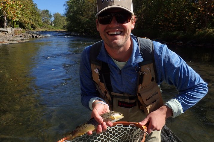 guided fly fishing trip in the pocono mountains
