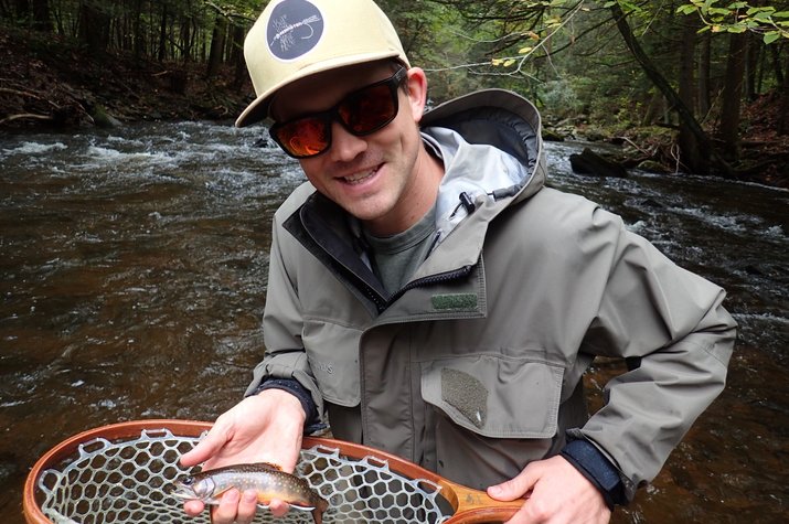 guided fly fishing tours in the pocono mountains and delaware river with filingo fly fishing