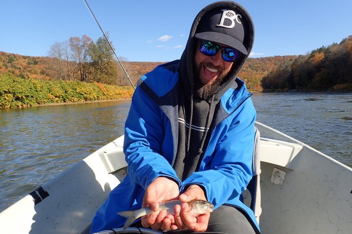 guided fly fishing float tours delaware river new york and Pennsylvania filingo fly fishing