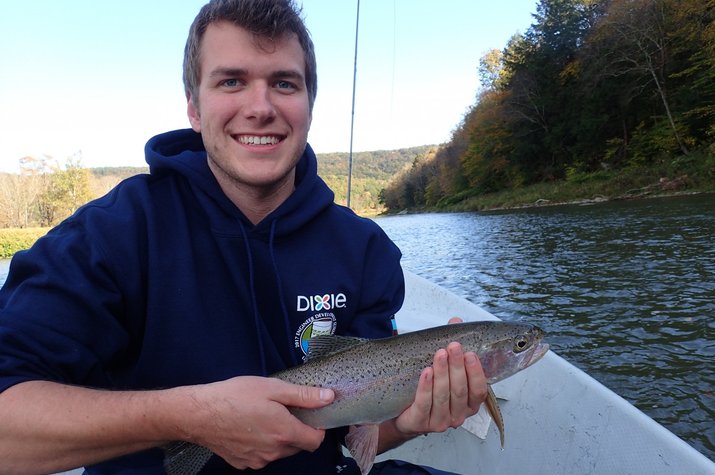 guided fly fishing trips on the delaware river for wild trout with jesse filingo of filingo fly fishing for rainbow trout on the delaware river.