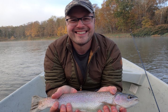 guided fly fishing float trips with jesse filingo of filingo fly fishing on the upper delaware river for wild trout