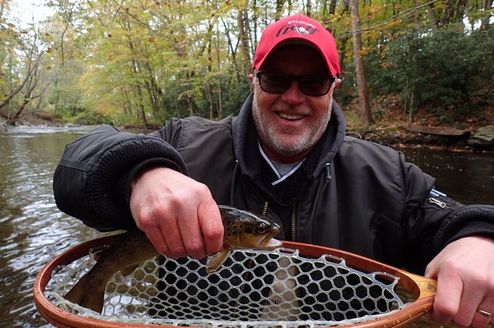 guided fly fishing tours and trips in the pocono mountains and delaware river for wild trout