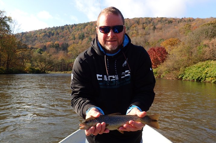 guided fly fishing new york upper delaware river fishing guide jesse filingo