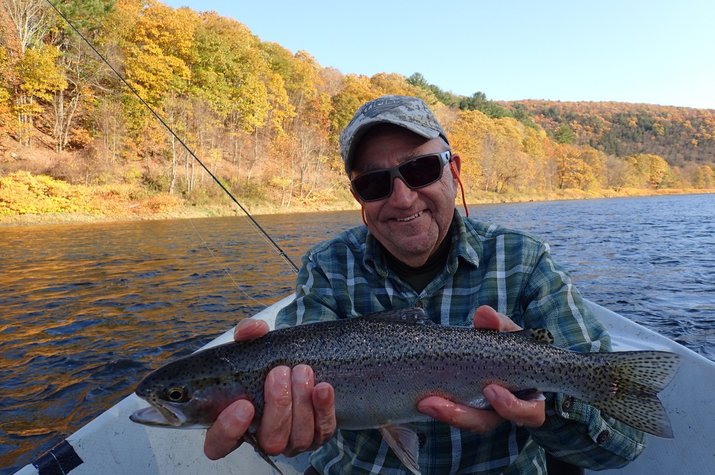 guided fly fishing float trips on the delaware river for wild trout with jesse filingo of filingo fly fishing