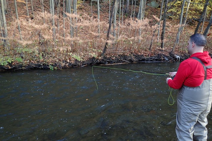 early winter guided fly fishing