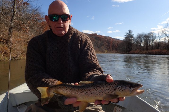 guided fly fishing float trips on the upper delaware river with jesse filingo of filingo fly fishing for wild brown trout