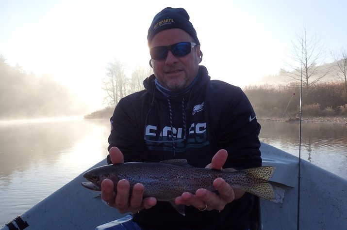 guided fly fishing for trout upper delaware river west branch delaware river fly fishing new york and pennsylvania jesse filingo