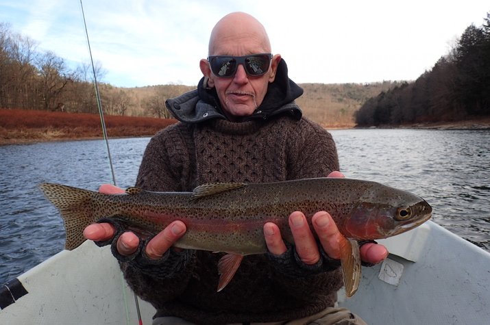 guided fly fishing float tours on the delaware river for big trout with jesse filingo of filingo fly fishing