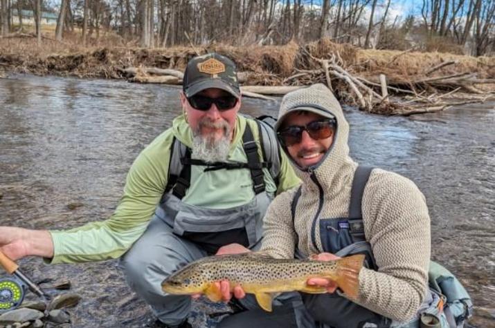 fly fishing delaware river wild trout 