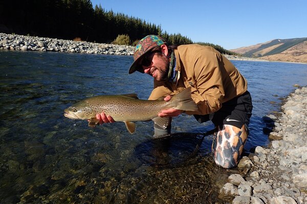 guided fly fishing tours on the delaware river for brown trout and rainbow trout (741)