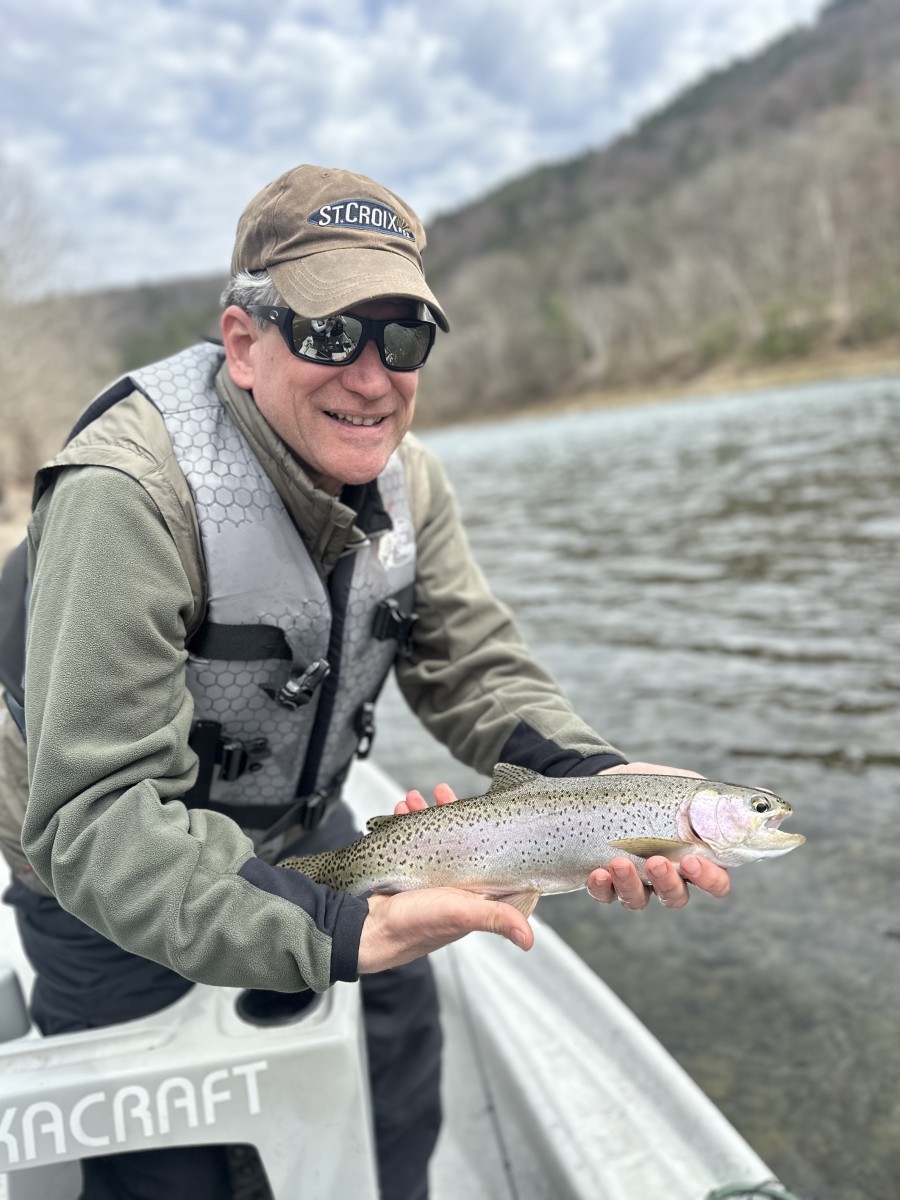 Wild Delaware River rainbow trout